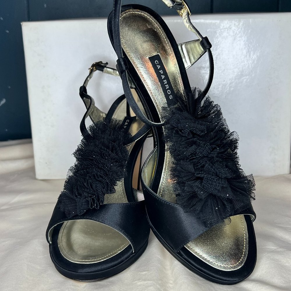 Caparros "OBrien" Heel in Black, Size 9.5